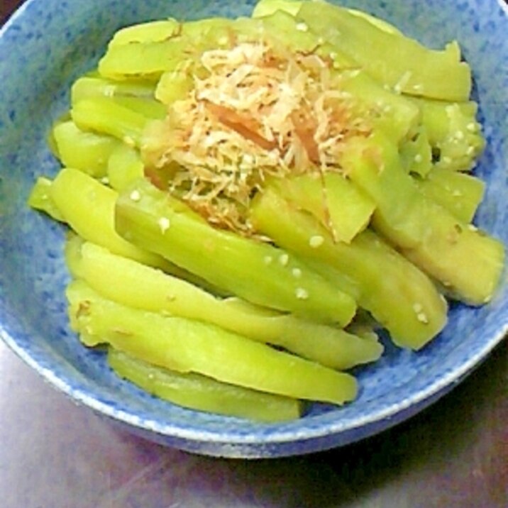 食欲が出るピリ辛味の茄子浸し